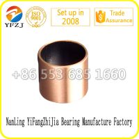 SF-1B PTFE coated bronze backing DU bushing oilless dry bush self-lubricated ptfe coated dry bronze bush