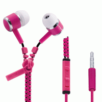 Universal Handsfree Zipper Earphone With MIC