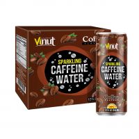 355ml Carbonated drinks VINUT Box 4 Cans Caffeine water Coffee Distribution 100% Pure Customized OEM Private Label