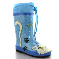 Cute Cat Pattern Kids Rubber Rain