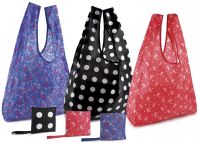 Eco Friendly Ladies Foldable Cheap Printed Polyester Shopping Bag