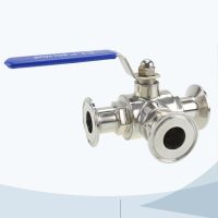 Stainless Steel Sanitary 3 Way Ball