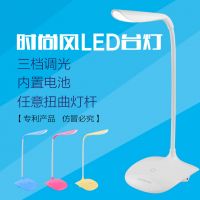 LED Desk Lamp Touch Switch Flexible LED Reading Lamp 3-level adjusted brightness Rechargeable LED Light.