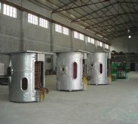 350kg Aluminum scrap melting furnace for 1Ton