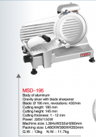 Electrical Semi-automatic Frozen Meat Slicer