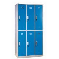 High quality cold rolled steel moisture proof wide 6 door wardrobe