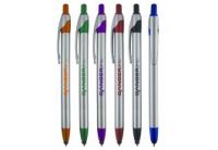 Slim Jen Stylus Silver Ballpoint Pen