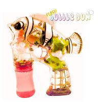 Bubble gun toy light up music Dory fish gun two refills battery included