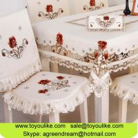 Handmade Cutout Embroidered Dining Table Cloth
