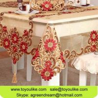 Handmade Cutout Double Embroidered Organdy Dining