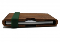 Slim Front Pocket Wood Wallet With