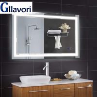 GLLAVORI  LED  bathroom mirror SGCC, CE, ANSI certification of LED mirror make up mirror