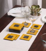 Lacquered Coaster Set for hotel, kitchen