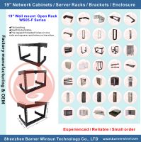 Factory Wholesale 19 inch wall mount open frame network racks WS05-F 6U