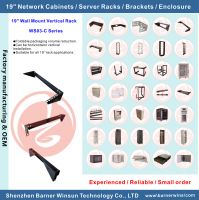 factory 19 inch network cabinets wall mount open frame racks 