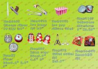 food toolsï¼kitchen timerï¼ice pop mouldï¼cookie 