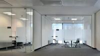 Modular Office Partition Transparent Single Tempered