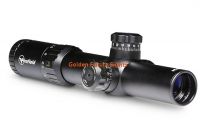 GF0039B Golden Future Close Combat 1-4x24 Riflescope (Red-Green Mil-Dot)