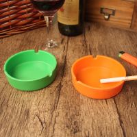 Round Shaped Plastic Melamine Ashtray For