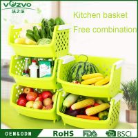 plastic kitchen storage houseware storage basket