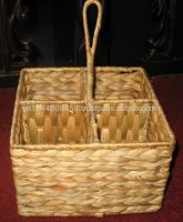Water Hyacinth Wine Holder With Iron