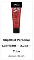 Slip&Acirc;&reg;Gel Personal Lubricant &acirc;�� 2.2oz &acirc;�� Tube
