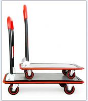 Red Deluxe Platform Trolley