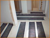 Electric floor heating system