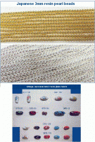 Japanese 3mm Round Resin Pearl Beads