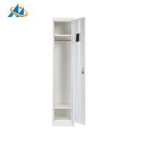 Knock down metal storage single door locker modern bedroom wardrobes