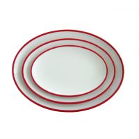 Melamine Oval Plate Food Serving Plate
