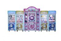 High quality hot sale four in one happy doll claw crane machine for sale