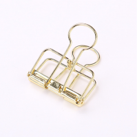 51mm metallic gold metal wire binder clip