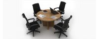 Innovative And Modern Round Wooden Meeting