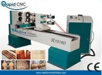 CNC Wood Lathe With Two Spindles