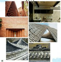 Interior decor wall tiles clay culture bricks