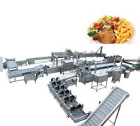 Small Scale Automatic Frozen French Fries