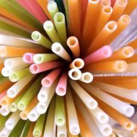 RICE DRINKING STRAWS / NATURAL INGREDIENT / ECO