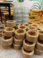 NATURAL COCONUT SHELL NEST INFUSED WITH TERMINALIA CATAPPA LEAF EXTRACT