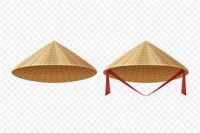 PURE HANDMADE NATURAL PALM LEAF CONICAL