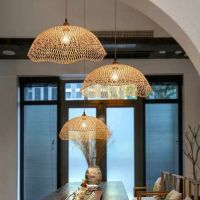 HOT DEAL BAMBOO AND RATTAN LAMP