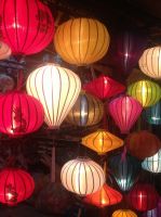 FABRIC LANTERNS | HANDMADE DECORATIVE LIGHT | VIETNAMESE
