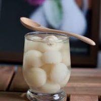 SWEET CANNED RAMBUTAN STUFFED WITH PINEAPPLE