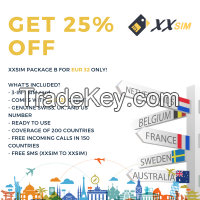 XXSIM - Package B (25% OFF - EUR