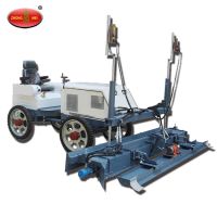 Road Construction Ride On Laser Screed Machine