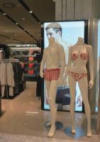 Egg Head Male Mannequins Named '