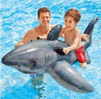 Inflatable Pool Float Swim Ring Ride On Shark Swimming Toy 68.16&amp;quot;x42.16&amp;quot;     SP119