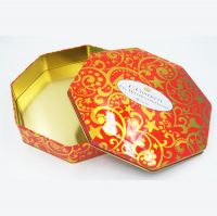 Octagon chocolate tins packaging supplier from China