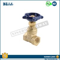 NSF approved female thread brass stem gate valve