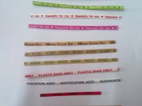 paper twist ties, printed twist ties/season tie